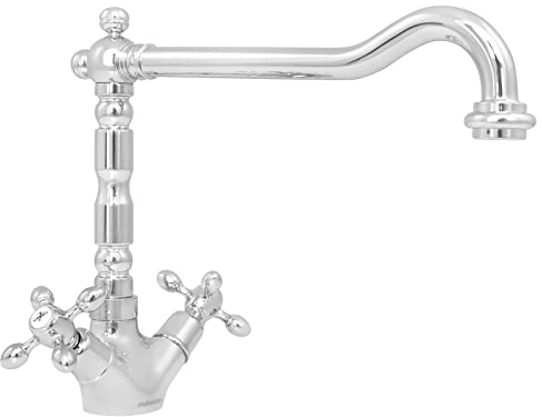 Welfenstein Nostalgie Küchenarmatur ST-FV7-T Spültischarmatur Wasserhahn Retro