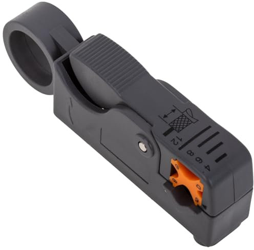 CableMarkt - Peladora de Cable coaxial con 4 Tipos de Grosor para RG58, RG59, RG62, 3C y 4C