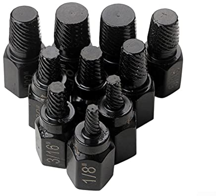Lot de 10 extracteurs de vis hexagonales multi-cannelures