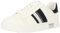 Armani Exchange Damen Cup Sole Mina, Back tab with and Metal Logo Detail on Side Sneaker, Off White+Black, 39.5 EU