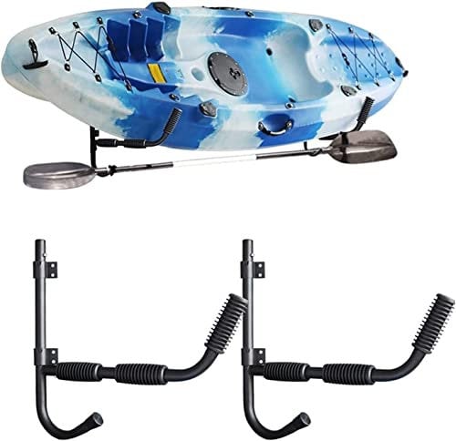 Surfboard Rack, Wall Mounted Indoor Outdoor Hanging Hooks, Kayak Display Hangers, for Canoe, Kayak, Paddle Board, Snowboard