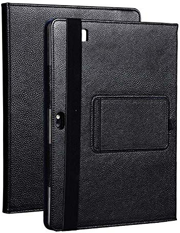 MCGCC Hülle für HP Elite X2 1012 G1 G3 Tablet, luxuriöses PU-Leder mit Ständer, Schutzhülle für HP EliteX2 G4 Funda Elite X2 G8 13,5 Zoll (Color : Black, Size : HP Elite X2 G8)