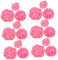 Garneck 30 Pièces Boule de Takraw en Osier Boules décoratives en rotin centres de Tables Roses Vase décor d'accessoires pour la Maison décor Rose Ménage Remplissage Bol décoratif décorer