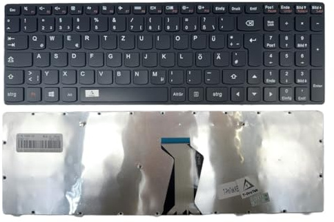 T-ProTek DE - schwarz Tastatur Version 2 kompatibel für IBM Lenovo Ideapad G500, G505, G510