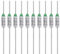 ALLECIN 10 Pièces Fusible Thermique 121 Degrés 10A 250V AEC121E 121℃ Fusibles Thermiques de Coupure de Température