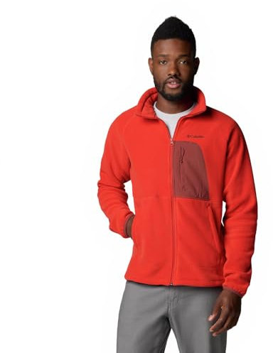 Columbia Herren Rapid Expedition 2 Fleece Fleecejacke mit durchgehendem Reißverschluss, Segel Rot, XXL