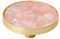 Amerock 2PK36972PNK Akzente runder Schrankknopf | Möbelknopf | Gold/Rosa dekorativer Schubladengriff
