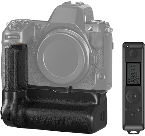 NEEWER MB-N12 Replacement Battery Grip for Nikon Z8 with 2.4G Remote, Holder for 2 Batteries EN-EL15c, Shutter Button AF On Multi Selector Comfort Grip for Vertical Shooting, Supports Hot Swap