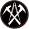 Dachdecker Zunft Aufkleber Symbol Sticker Zimmermann Digitaldruck laminiert Haus Beruf Zunft | Größe 9x9cm (M)