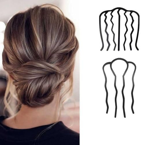 Danshinbow 2 pettini laterali per capelli in metallo, forcina, accessori per capelli per donne e ragazze