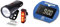 SIGMA SPORT - Aura 100 / Blaze LINK Set | Fahrradbeleuchtung vorne und hinten & Needit Park Lite | Parkuhr mit Zulassung vom Kraftfahrt-Bundesamt | Spart Zeit und Geld Dank automatischer Aktivierung