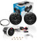 SET PER BOSS AUDIO SYSTEMS MCKGB350B.6 1 kit marino con stereo ricevitore AM/FM bluetooth waterproof, una coppia di altoparlanti MR6B 16,5 cm 90 watt rms 180 watt max, una dipole antenna, 1 kit