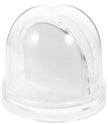 Cabilock Schneekugel-Fotorahmen Schneekugel aus Kunststoff Schneekugel mit Bild Schneekugel für Weihnachten personalisierte schneekugel Bilderrahmen leere Mini-Schneekugel Schneekugelfoto