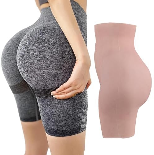 EQAIWUJIE Silicone Panty Big Butt Lifter Hip Enhancer Crossdressing Underwear for Crossdressers Transgender Dragqueen (UK, Alpha, XL, Regular, Regular, White)