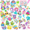 EFNHJF5 33 Stück Diamond Painting Kinder Tiere Mädchen Meerjungfrau,Diamond Painting Sticker,5D Diamond Painting Set Tiere,DIY Diamant Malerei Aufkleber Kit für Kinder