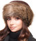 Futrzane Classic Mütze mit Fellrand - Pelzmütze Damen - Fell Pelz Russenmütze (L, Braun - Braun Classic)
