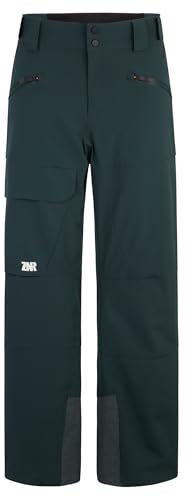 Ziener Herren RAPPOLD Ski-Hose/Freeride | PFC frei, Wolle, wattiert, Dark Jungle, S