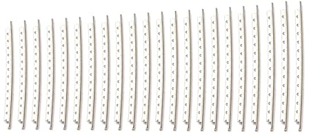 Juego de 2 cables para guitarra de 5 mm, 22 trastes, alambre de acero inoxidable, juego de 22 piezas