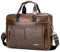 SPAHER Laptoptasche 15,6 Zoll Aktentasche Herren Business Tasche Arbeitstasche Herren Messenger Bag Echtleder Tasche Herren Umhängetasche Schultertasche Männer Geschenk für Männer