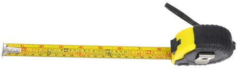BUGUUYO Nastro Da Metri in Acciaio Inossidabile Resistente Con Interruttore Retrattile Pausa Custodia Spessa Antiurto Doppie Unità Di Misura Centimetri Tascabile e Multiuso