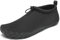 Mishansha Unisex Badeschuhe Atmungsaktiv Mesh Wasserschuhe Sommer Schnell Trocknend Aquaschuhe, Mattschwarz 43