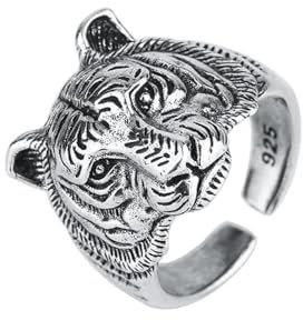 Ring Ringe Damen Bijouterie Herren Tiger Verstellbare Ringe Für Frauen Männer Luxus Designer Schmuck