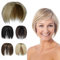 Yamel Hair Toppers for Women 2 Clips in Hair Pieces Muted Blonde Synthetic Straight Wiglets Hairpieces for Thinning Hair