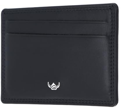 Golden Head Leder Kartenhalter Polo RFID Protect Kartenetui 4448 Schwarz