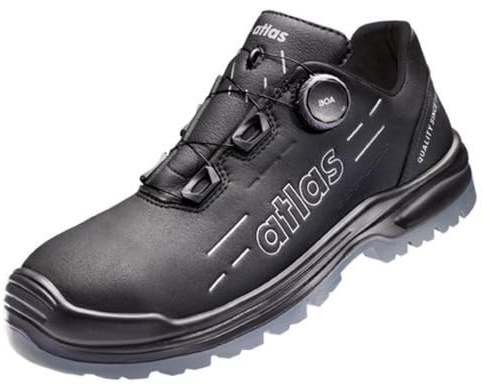 Atlas MAX 150 PRO BOA S3S Sicherheits-Halbschuh Weite 10, Stahlkappe, XP Durchtrittschutz, wasserdicht, rutschhemmend, BAU & Outdoor, ProTraX