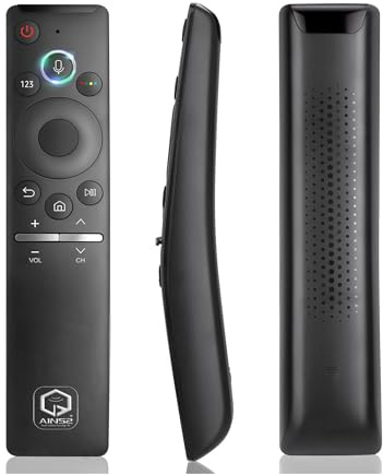 AIN52® Telecomando Vocale Bluetooth compatibile con Smart TV Samsung - Ricambio Smart con Comandi Vocali per BN59-01266A BN59-01312A BN59-01312M BN59-01312B BN59-01385A BN59-01385B - Pronto all'Uso