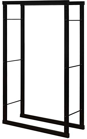V2Aox Kaminholzständer Metall, Kaminholzregal innen, Holzständer Regal für Aufbewahrung von Kaminholz, Brennholz und Feuerholz