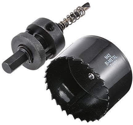 KATUR 71mm Diameter Hole Saw Set, HSS Bi-Metal Hole Saw Drill Bits Cut, Smooth and Fast in Wood, Plastic, Drywall, Thin Metal