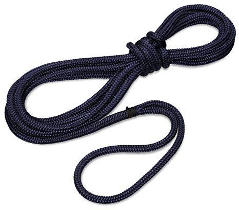SEILFLECHTER - Amarre Taifun® | Amarre avec Oeil épissé et gréé de 40 cm en Bleu Marine, Ø 12 mm, 8 m