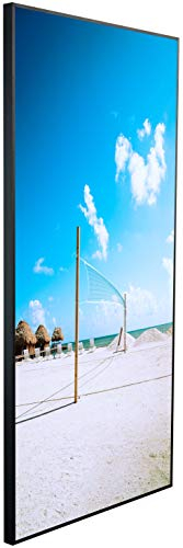Ecowelle Infrarotheizung mit Bild | 750 Watt | 60x120 cm | Infrarot Heizung| | Made in Germany| d 134 Volleyballfeld am Strand