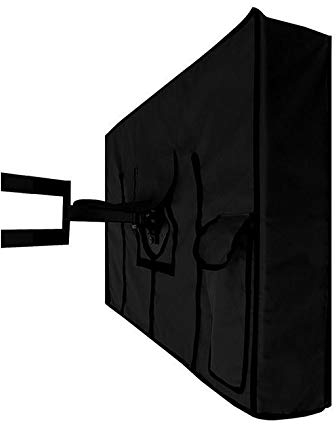 Cubierta de TV impermeable para exteriores con protección contra rayos UV para televisores de 22a75 pulgadas,cubierta de muebles UCARE a prueba de polvo,se adapta a la mayoría de soportes y soportes