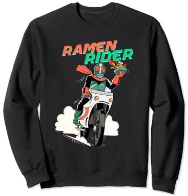 Funny Ramen Rider Asian Fast Food Noodle Soup Sweatshirt