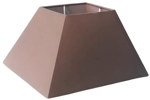 Lampenschirm Classic-rechteckig konische Form Taupe Hell