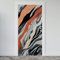 Estika Türtapete selbstklebend - Abstraktes Wandbild - 95x205 cm - Einem Bogen Türposter, Modern Türaufkleber, Aufkleber PVC Folie, Klebefolie für türen, Tür tattoo, Modern decoration