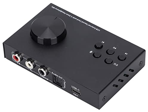 Carte Son Externe Portable USB Carte Son Externe Stéréo 3.5mm Interface Conception Multi-Mode Multiple EQ Conversion Audio Adaptateur Audio