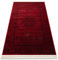 rugsx Orient 6039 – Eleganter Orient-Teppich mit Fransen in Burgund & Schwarz – Klassisches Rahmen- & Rosettenmuster 250x350 cm