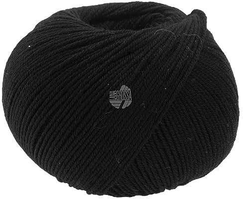 LANA GROSSA Merino Superiore | Pure, extrafeine Merinowolle waschmaschinenfest und filzfrei | Handstrickgarn aus 100% Schurwolle (Merino extrafein) | 50g Wolle zum Stricken & Häkeln | 180m Garn FB8