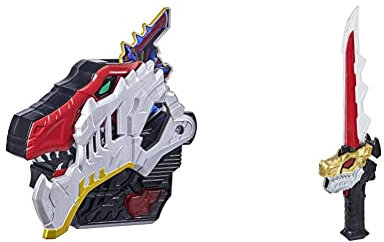 Power Rangers Dino Fury Chromafury Schwert Elektronisches Farbscan Spielzeug mit Lichtern und Sounds & Dino Fury Morpher Elektronisches Spielzeug mit Lichtern, Sounds und Dino Fury Schlüssel