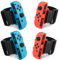 TGDPLUE Switch Just Dance Armbänder für Nintendo Switch Just Dance 2023/2022, 2 Größen (29,5 cm / 24,9 cm) für Erwachsene und Kinder, 4 Stück, Grau
