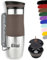 Milu® Thermobecher mit Gravur 450ml personalisiert - Valentinstagsgeschenke für Frauen & Männer I Geschenk Ideen Papa, Mama, Freund, Freundin, Geschenkideen zum Valentinstag, Geschenke (Braun)