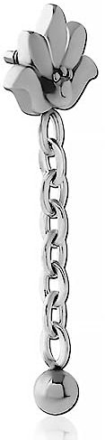 Inoki - Lotus et chaîne acier pour tige vis interne 1.6mm ou micro-dermal