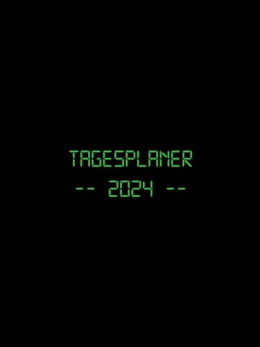 Tagesplaner 2024: 1 Seite 1 Tag, Kalenderbuch Din A4, 12 Monate, Terminplaner mit Uhrzeit, Zusätzlich zu Feiertagen, To do, wichtigen Notizen