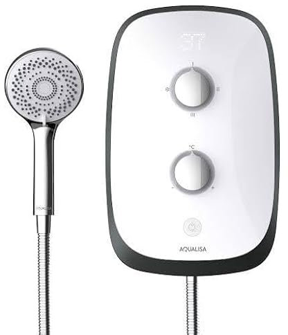 Aqualisa Emerge Electric Shower - 9.5kW Arctic White MELN32