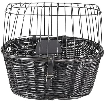 MaxxPet Fahrradkorb Hund – Hundekorb Fahrrad – Für Gepäckträger – 46,5 x 37,5 x 40,5 cm – Schwarz