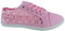 Ladies Plimsoles Beach Canvas Womens Sneakers Pumps Summer Trainers Pink