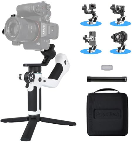 All in 1 Gimbal Combo - FeiyuTech SCORP Mini 2 Combo - Nero e Bianco